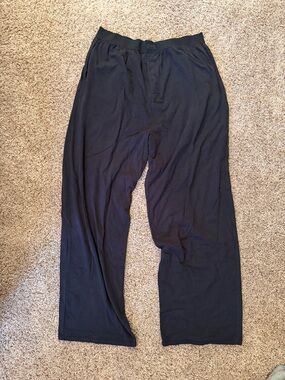 Skims Black Lounge Pants with Pockets - XL
